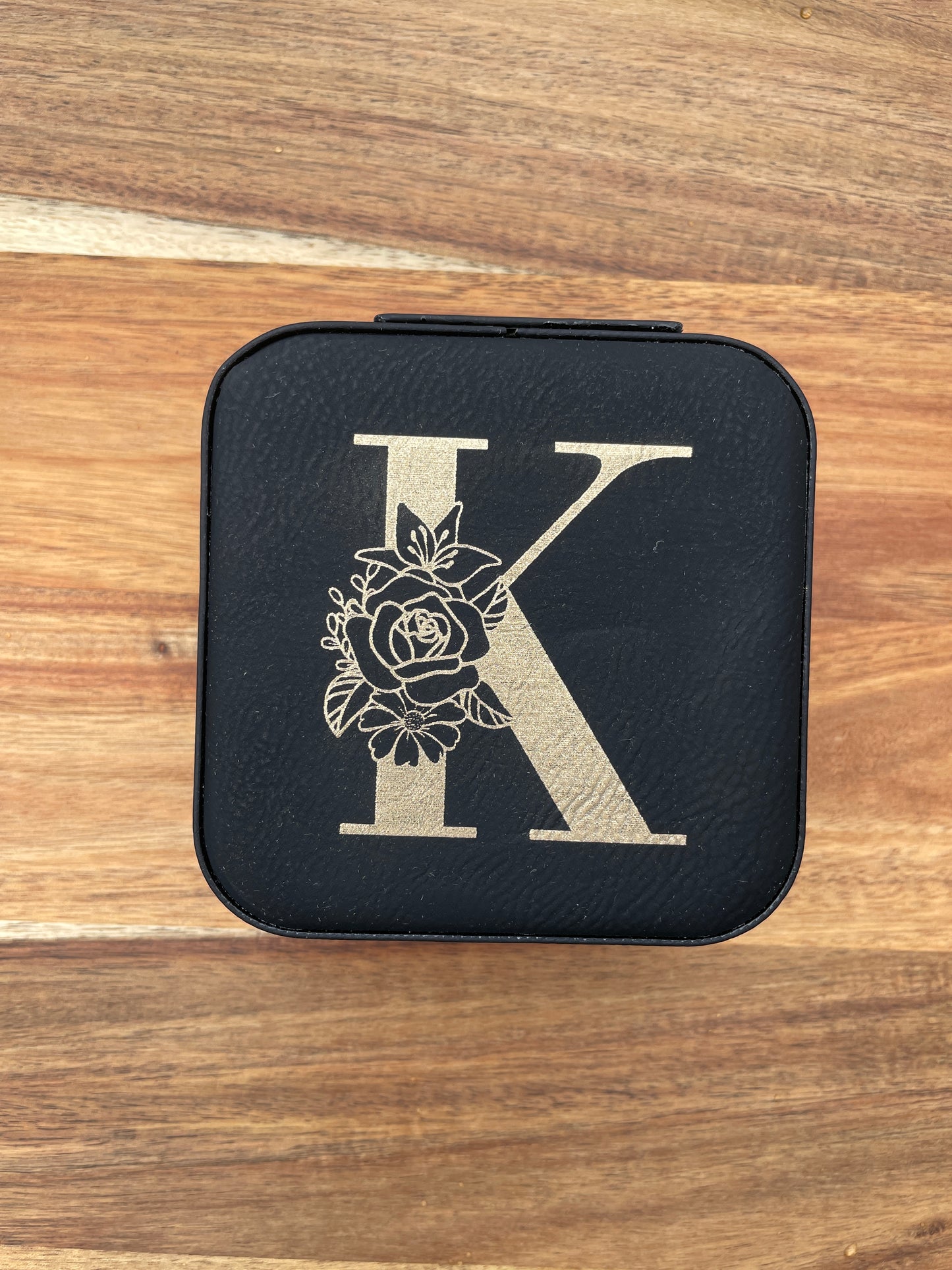 Black Leatherette Jewelry Box