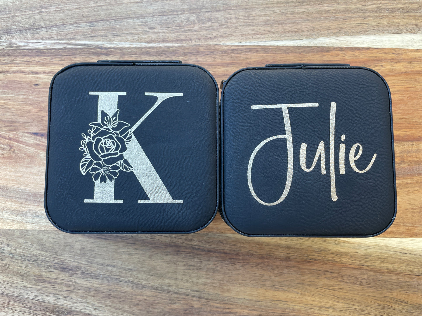 Black Leatherette Jewelry Box