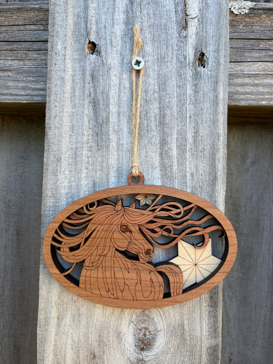 Wild Horse Ornament