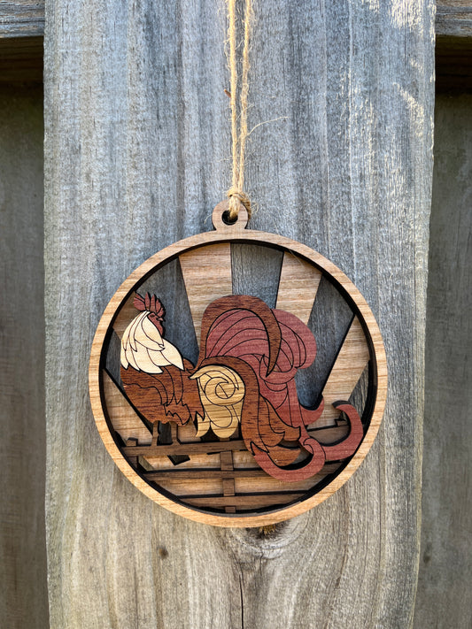 Rooster Ornament