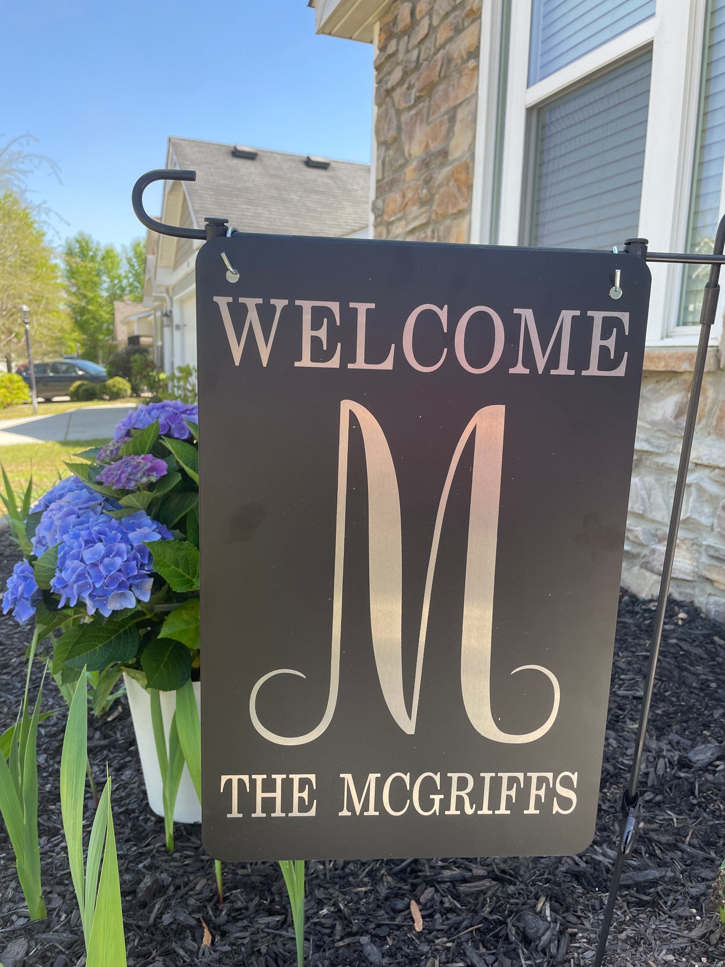 Aluminum Garden Flag- McGriff Design