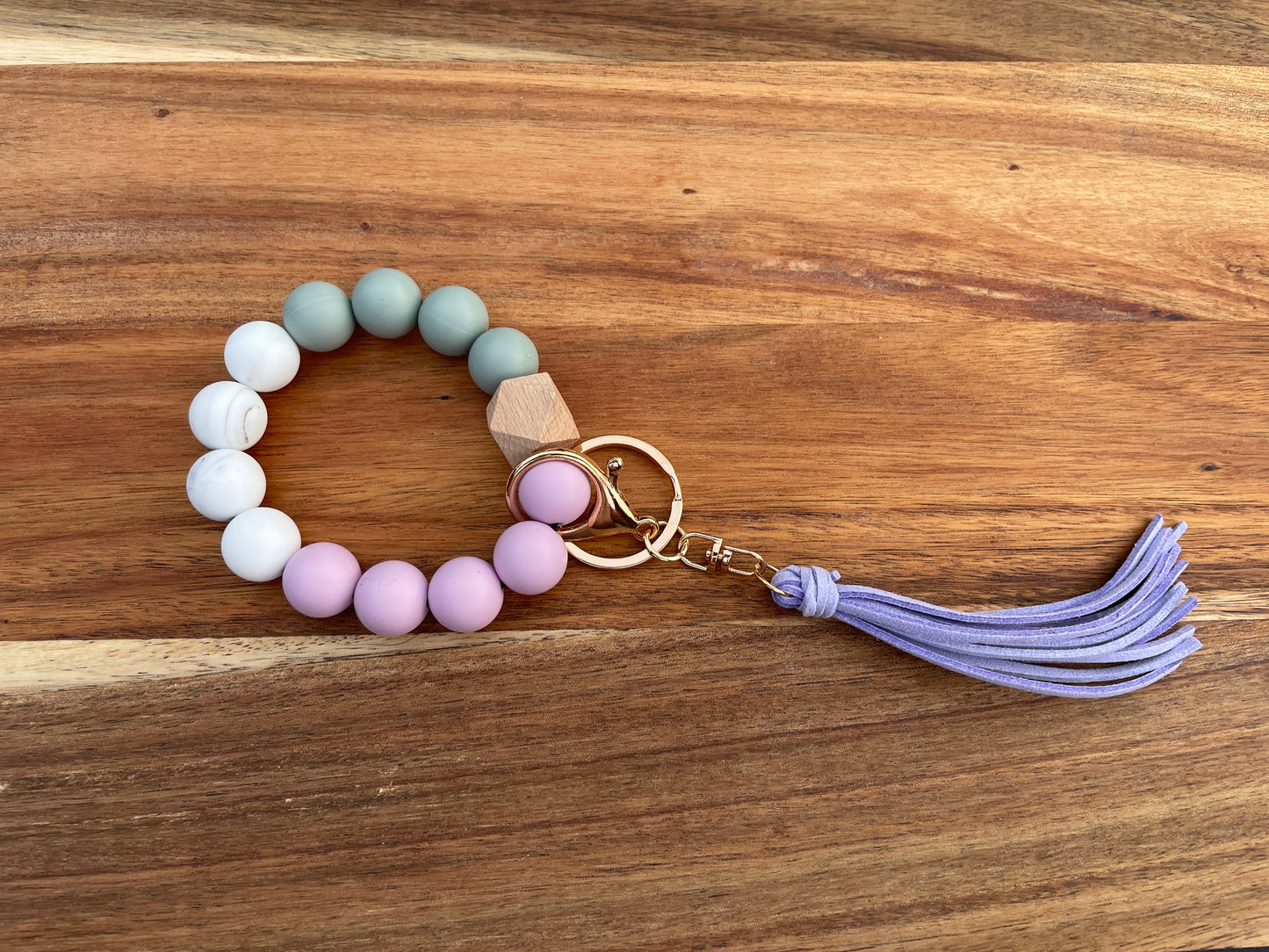 Purple Silicone Wristlet