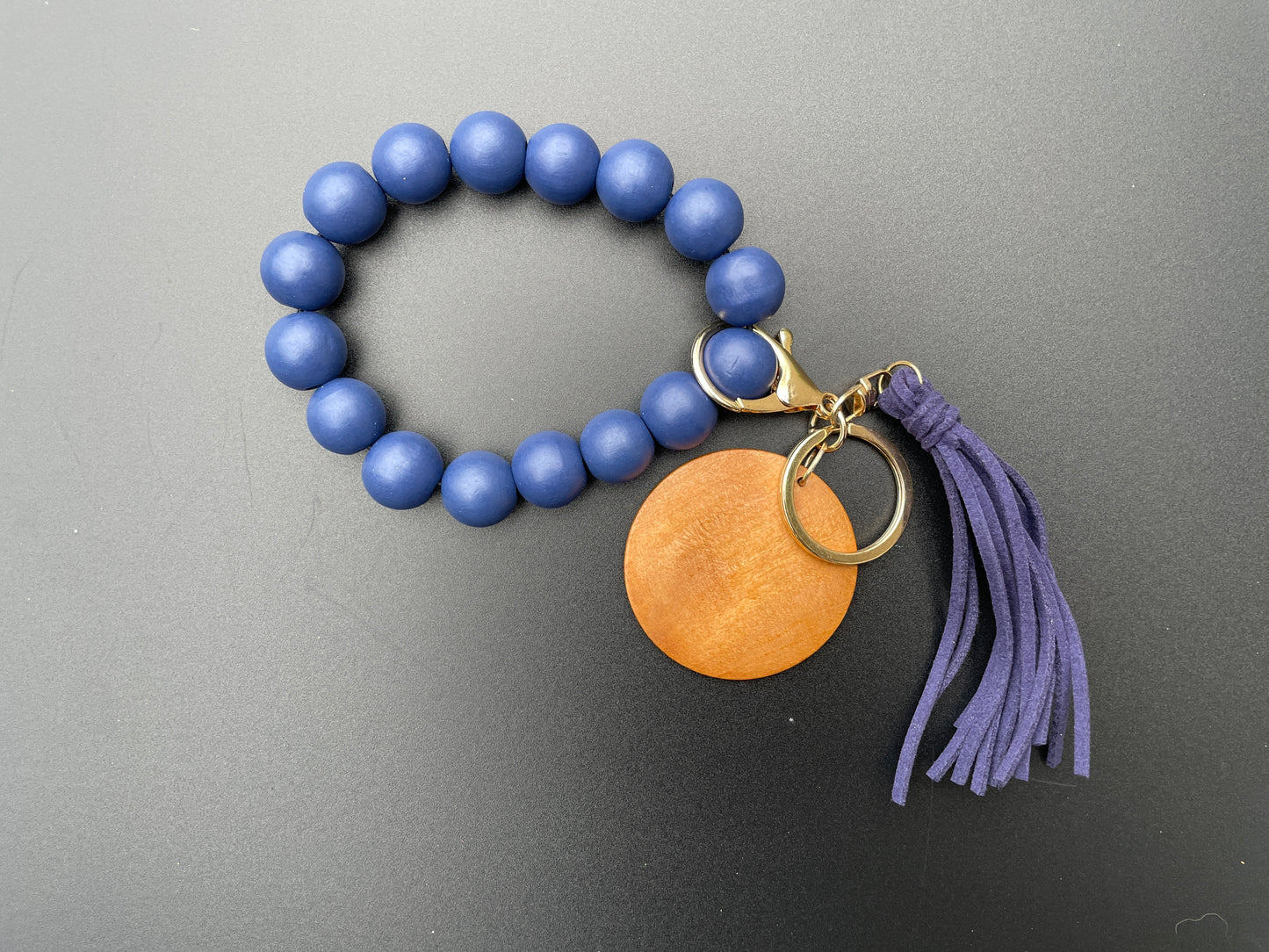 Midnight Wood Wristlet
