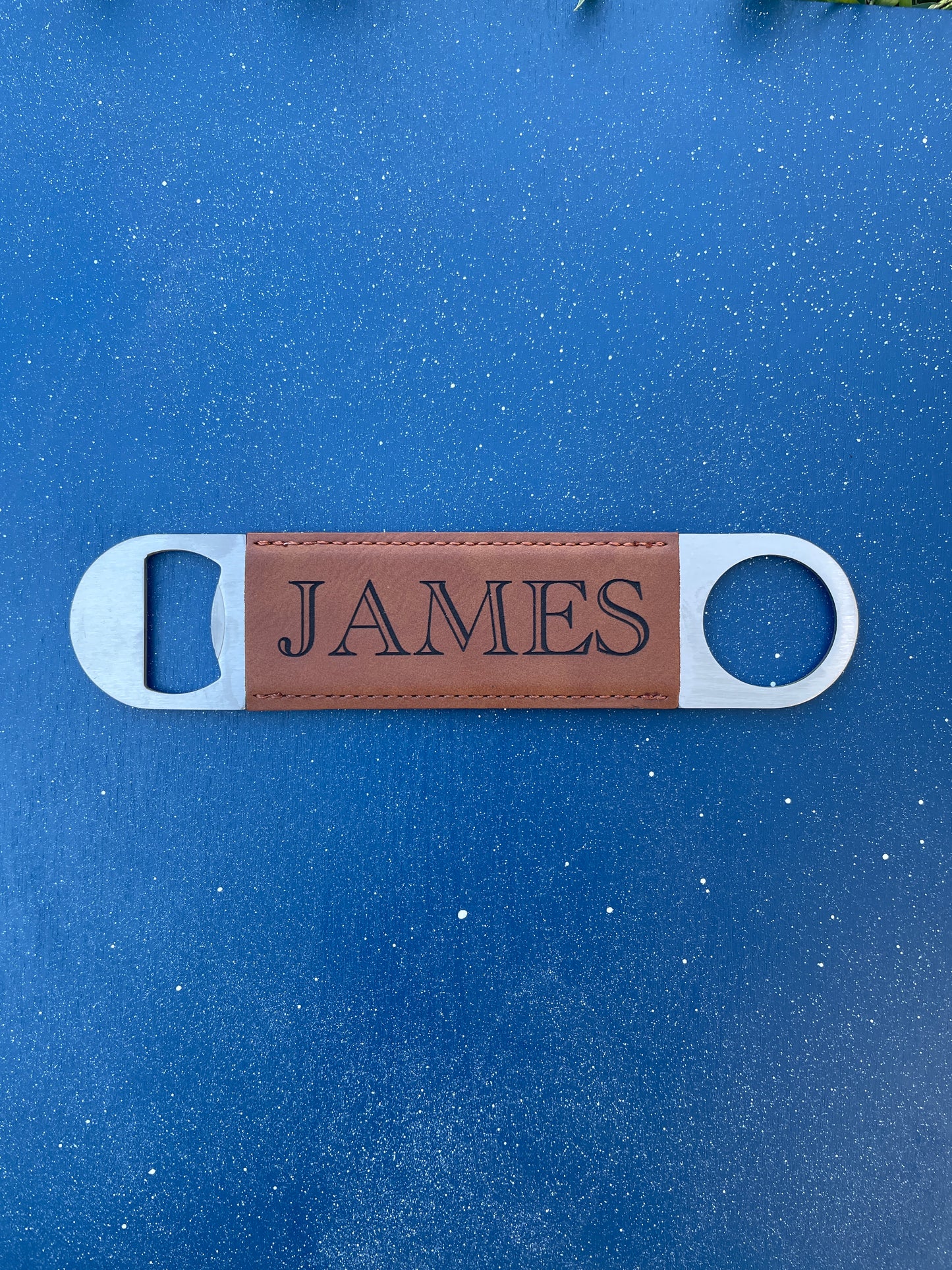 Leather Wrapped Bottle Opener