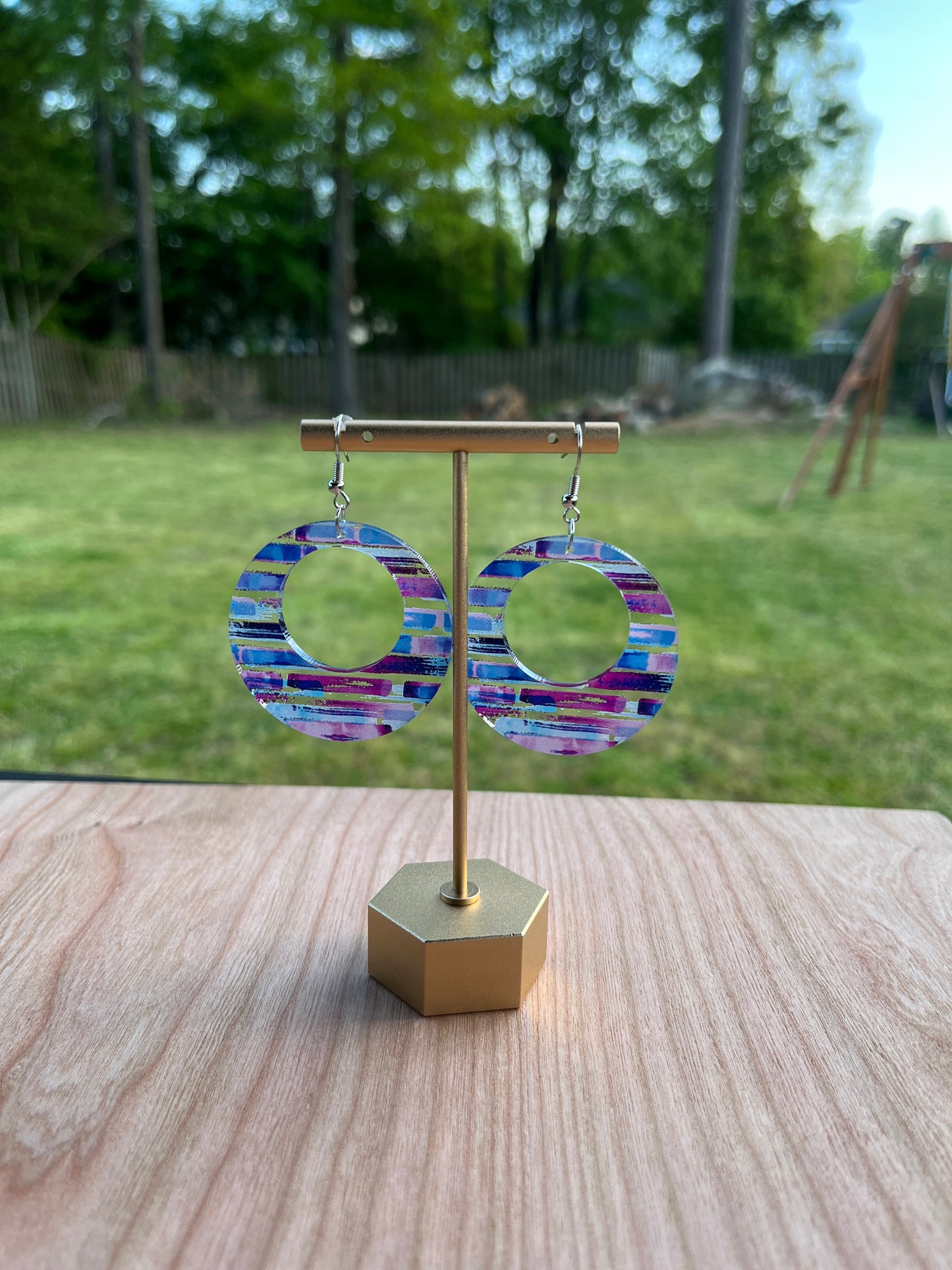 Watercolor Earrings