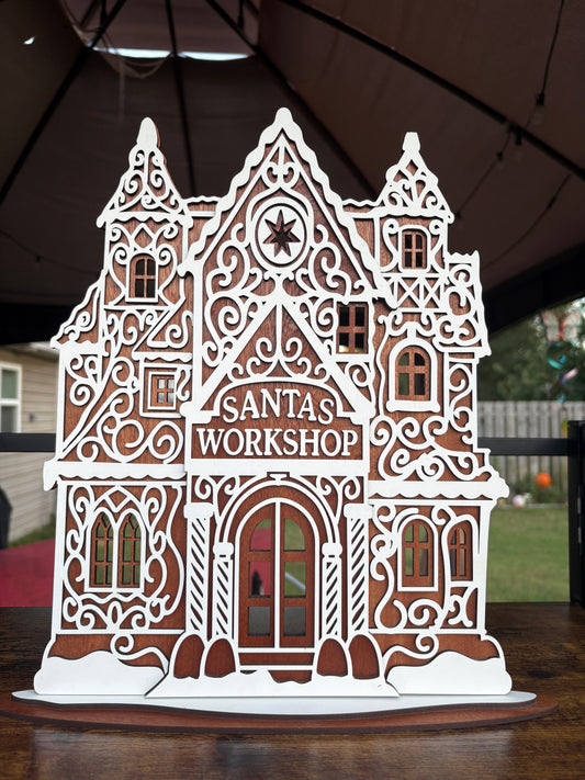 Gingerbread Santa's Village